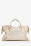 Balenciaga 2015 Cream Leather Classic City Bag with Strap