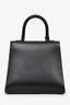 Delvaux Black Calfskin MM 'L'Humour' Brillant Top Handle with Strap