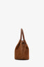 Demellier Brown Suede The Midi New York Top Handle Bag