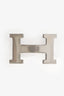 Hermès Silver Tone Guilloche Constance Belt Buckle 32mm
