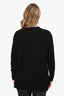Sandro Black Wool Cashmere Blend Eyelet Cardigan Size 1