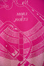 Hermès Pink Silk 'Mors a Jouets' Scarf 90