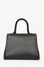 Delvaux Black Leather 'Brillant' MM Top Handle
