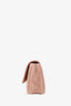 Khaite Pink Suede 'Audrey' Clutch