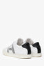Hermès White/Black Leather 'Avantage' Sneakers Size 36.5