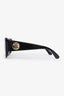 Burberry Black Square Frame Logo Sunglasses