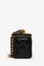 Pre-loved Chanel™ 2021+ Black Lambskin Leather Mini Perfect Fit Vanity Case