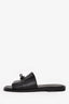 Hermès Black Leather 'Gabriel' Sandals Size 39