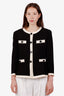 Moschino Cheap And Chic Black/White Detailed Jacket Size 46