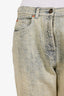 Gucci Bleached Blue Monogram GG Jeans Size 28