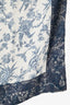 Alexander McQueen Silk Blend Skull Floral Print Scarf