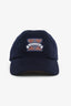 Hermès Navy Cashmere 'Davis H. Sellier' Cap Size 59