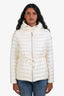 Doudoune légère Moncler Raie blanche, taille 0