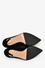 Gianvito Rossi Black Suede Pointed Toe Pumps Size 39.5