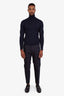 Tom Ford Navy Cotton Straight Leg Pants Size 32 Mens