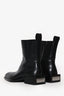 Alexander Wang Black Leather Square Toe Ankle Boots Size 38.5