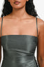 Shona Joy La Lune Grey Ruched Maxi Dress Size 2