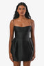 Amanda Uprichard Black Strapless Mini Dress Size S