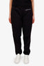 Chrome Hearts Black Nylon Monogram Cross Jacquard Track Pants Size M