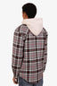 Alexander Wang Plaid Cotton Wool Hooded Jacket Size S