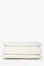 Petit sac à main tendance Chanel™ d’occasion 2022+ en cuir d’agneau blanc/noir