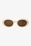 Celine Cream Triomphe Sunglasses
