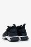 Pre-loved Chanel™ Black Calfskin Neoprene Interlocking CC Logo Sneakers Size 38.5