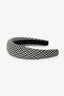 Miu Miu Black/White Plaid Headband