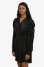 Frame Black Silk Mini Dress Size S