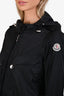 Moncler Black Zip Up Hooded Windbreaker Size 1