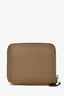 Hermès 2017 Etoupe Epsom Leather Zip Silk'In Wallet
