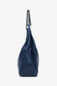 Pre-loved Chanel™ 2014-15 Blue Aged Calfskin Quilted Coco Supple Hobo
