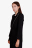 Givenchy Black Wool Sparkle Detail Blazer Size 34