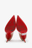 Christian Louboutin Nude Patent Leather So Kate 100 Heels Size 36.5