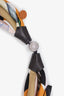 Hermès Multicolour Petit H Silk Flowing Multistrand Necklace
