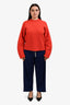 Gucci Electric Blue GG Wide Leg Track Pants Size M