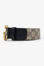 Gucci Beige Canvas Monogram GG Belt Size 90.36
