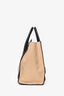 Celine Black/Brown Leather Python Embossed Luggage Tote