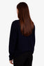 Eric Bompard Navy Cashmere Crew Neck Sweater Size L