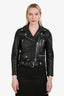 Acne Studios Black Leather Jacket Size 34