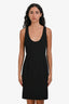 Moschino Couture Black Sleeveless Midi Dress Size 8