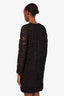 Maje Black Crochet Jacket Size 38