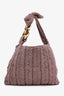 J.W. Anderson Purple Knit Hobo Bag