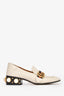 Gucci Marmont GG Loafer Pearl Pumps Size 34.5