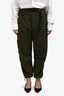 Yohji Yamamoto Olive Green Front Pockets Cargo Pants Size S