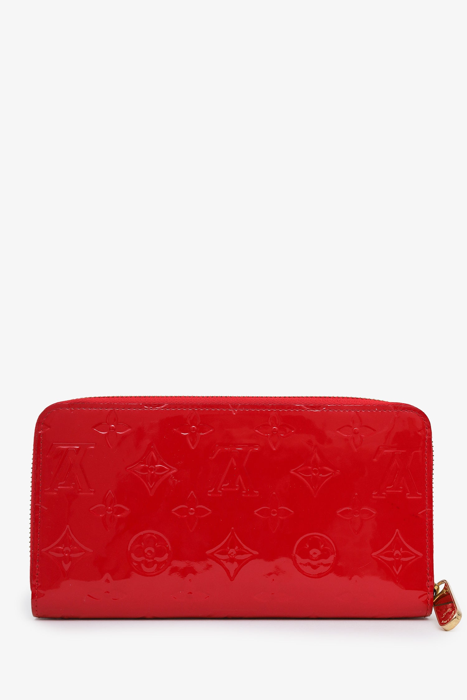 Louis Vuitton 2016 Red Vernis Leather Zippy Wallet – Mine & Yours