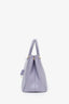 Prada Purple Saffiano Leather Medium Double Zip Galleria Tote