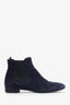 Prada Purple Suede Square Toe Ankle Boots Size 36