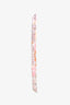 Hermès Pink Multicolour Silk 'Bingata' Twilly Scarf