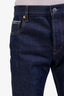 Gucci Dark Blue Tapered Leg Cuffed Jeans Size 32 Mens